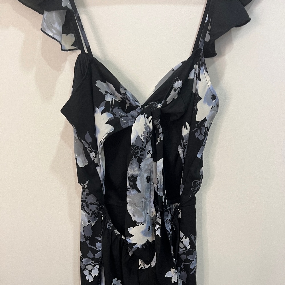 Blue and black Charlotte Russe Romper Size Small